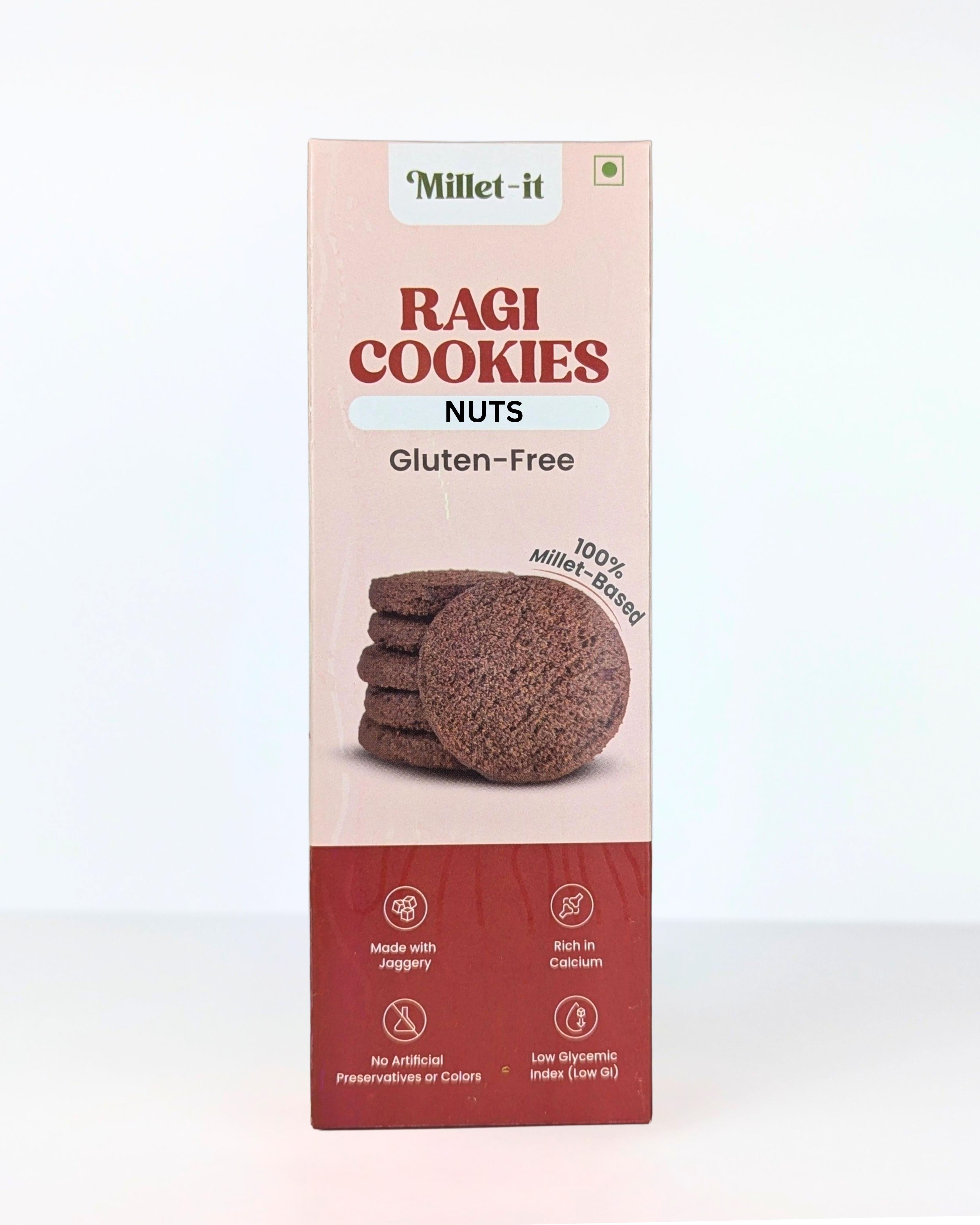 Millet-it Ragi Nuts Cookies | 120gm