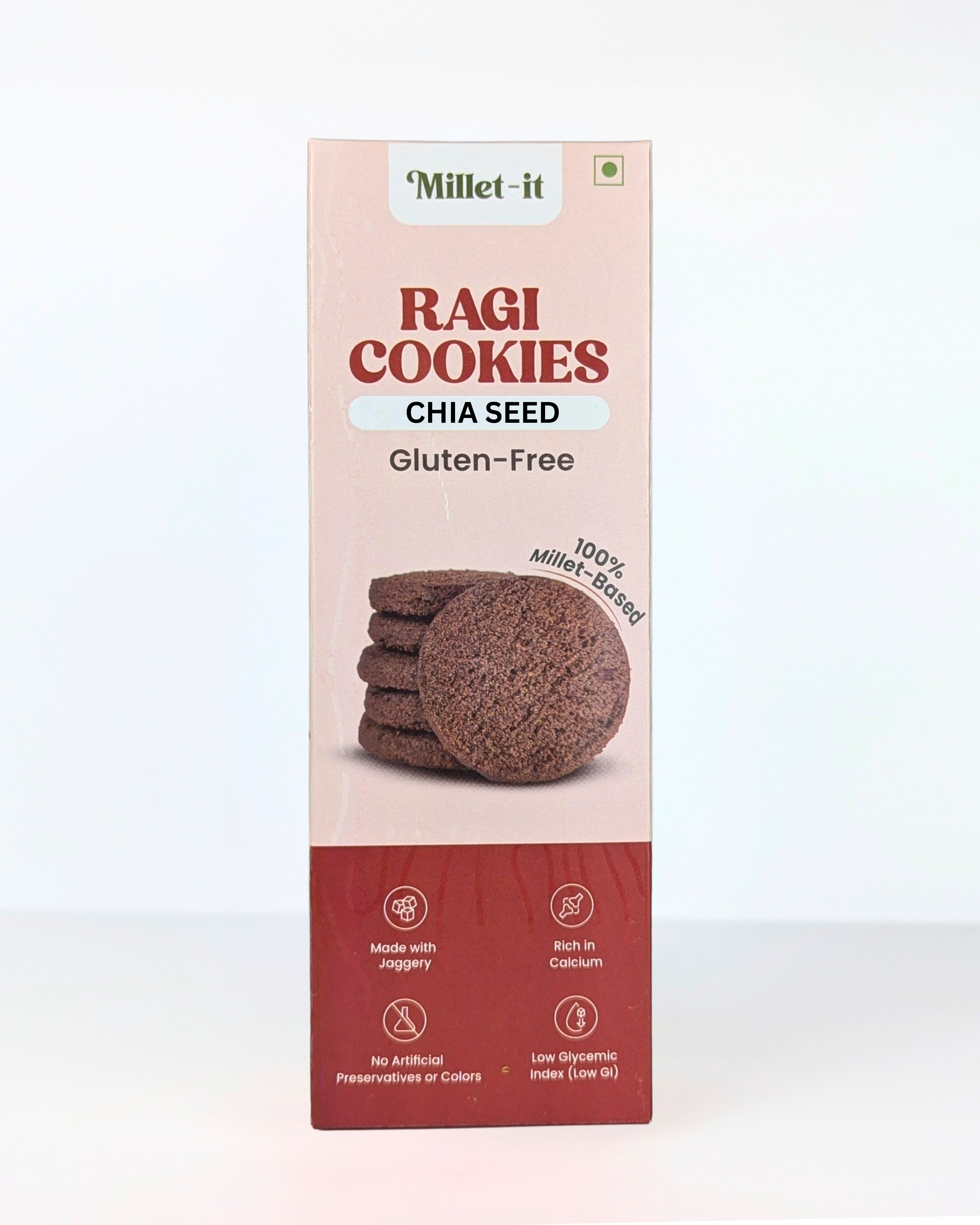 Millet-it Ragi Chia seed Cookies | 120gm