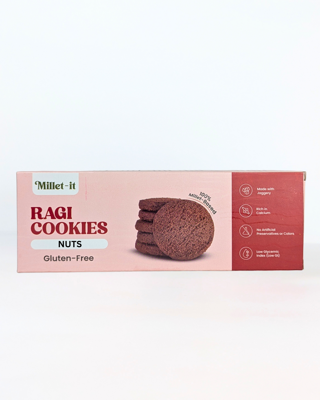 Millet-it Ragi Nuts Cookies | 120gm