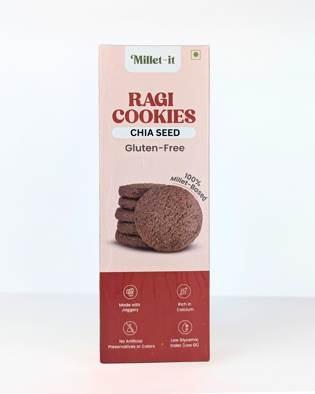 Millet-it Ragi Chia seed Cookies | 120gm