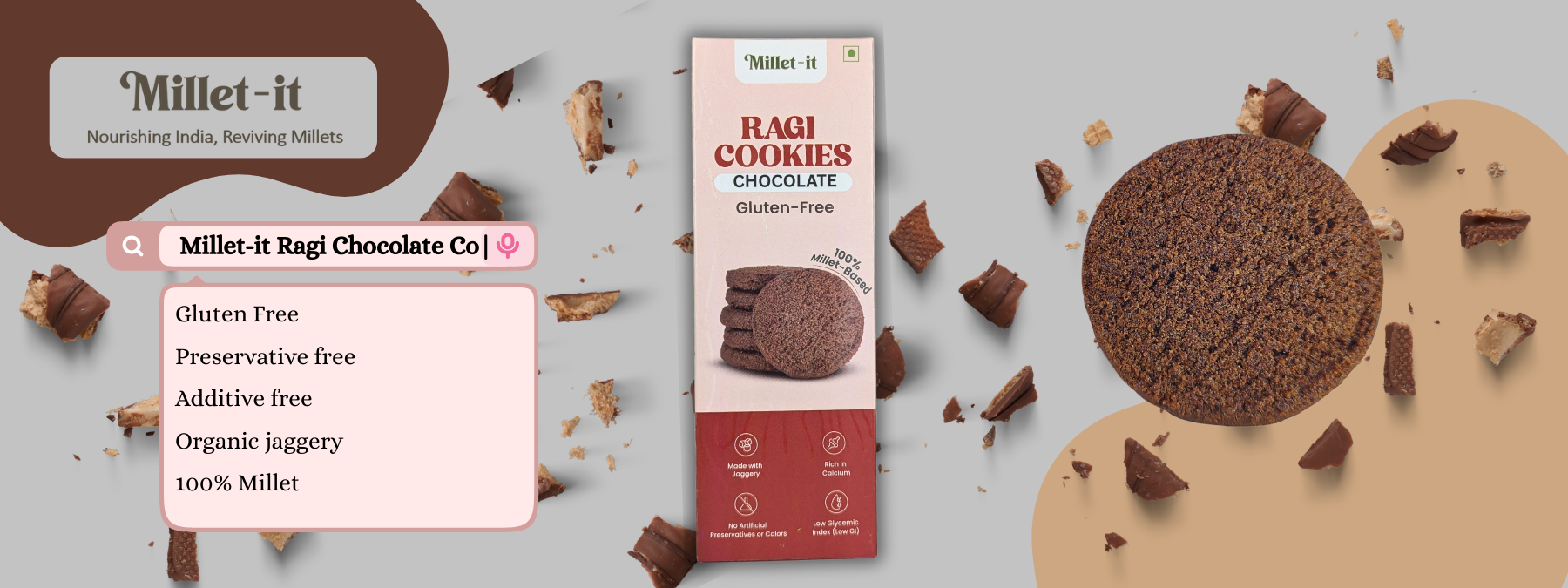 Ragi Chocolate cookies